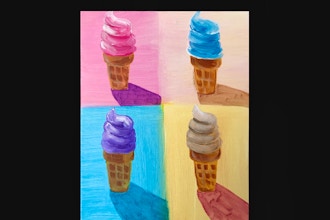 Ice Cream Pop-Art (Live Online)